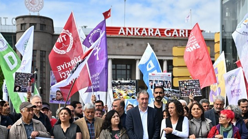 10 Ekim Gar Katliamı'nda Hayatını Kaybedenler Anıldı
