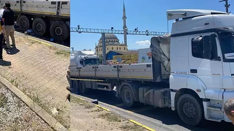 Motosikletten Düştü Tırın Altında Ezildi