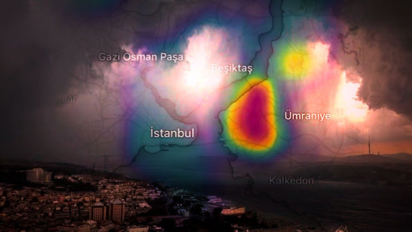 Kırmızı Hücre İstanbul'da! İşte Korkutan Meteoroloji Haritası