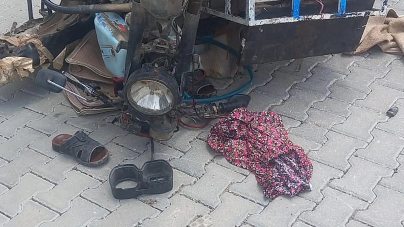 Çorum'da Devrilen Motosikletteki Karı Koca Yaralandı