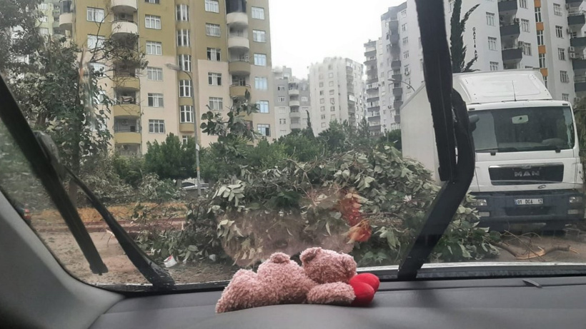 Adana'da Fırtına ve Sağanak Hayatı Felç Etti