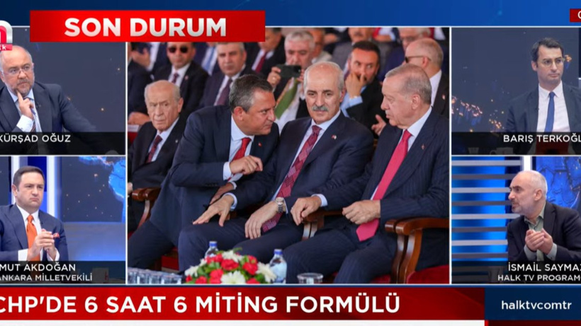 KKTC'deki törenin ardından çok konuşulan kare...: Politika doğruydu ama bir fotoğrafa sığdırıldı!