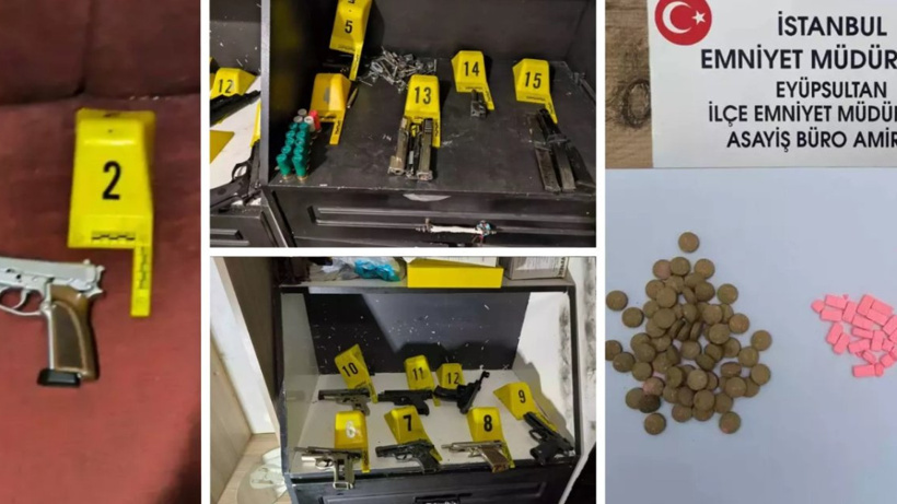 Eyüpsultan’da 1 milyon liralık silah operasyonu