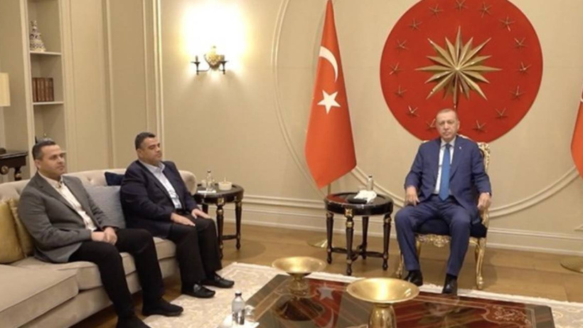 Erdoğan öldürülen İsmail Haniyye'nin oğulları ile görüştü