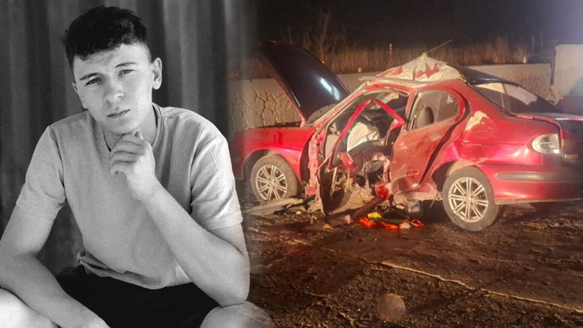 Babasının üç gün önce hediye ettiği araba sonu oldu