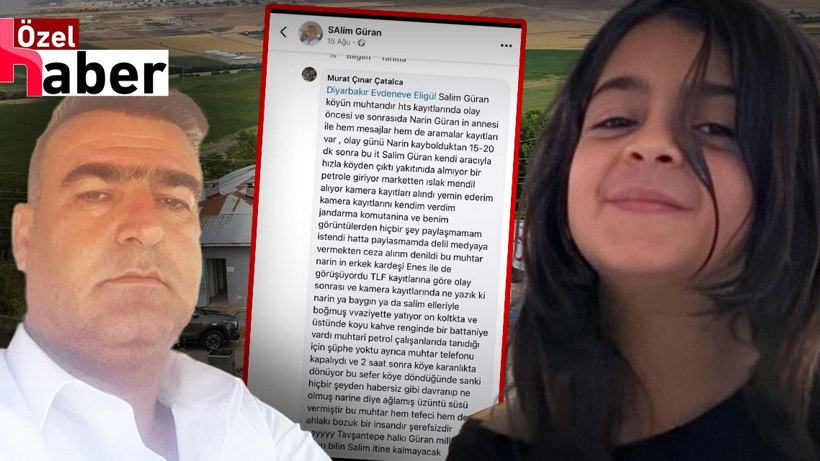 Narin olayında ilk ipucu böyle yakalandı