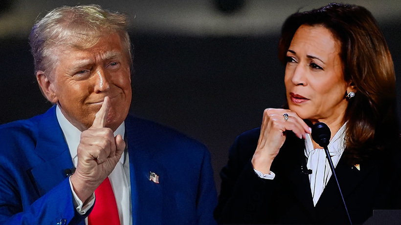 ABD başkanlık anketlerinde Trump burun farkıyla Harris'in önünde