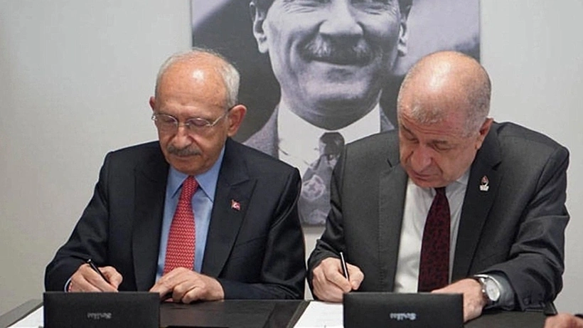 Kılıçdaroğlu ve Özdağ arasında protokol polemiği çıktı. Özdağ canlı yayına bağlandı