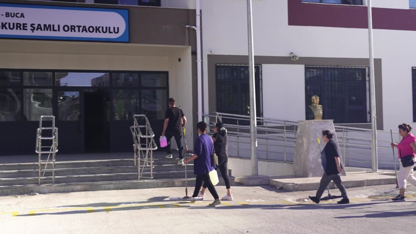 Buca Belediyesi okullardaki temizlik sorununa karşı harekete geçti