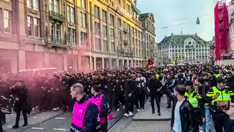 Amsterdam'da Beşiktaş depremi