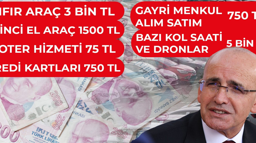 Mehmet Şimşek'in yeni vergi listesi. Türkiye yüzyılı tam gaz