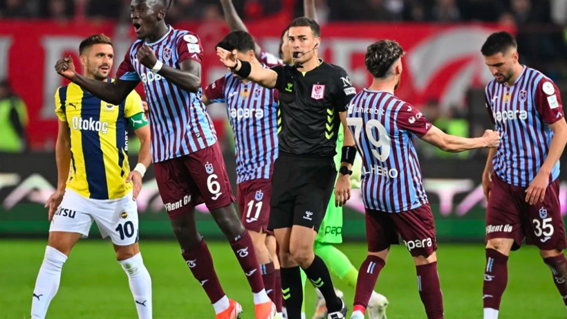 TFF'den Trabzonspor Fenerbahçe maçının hakemi için flaş karar
