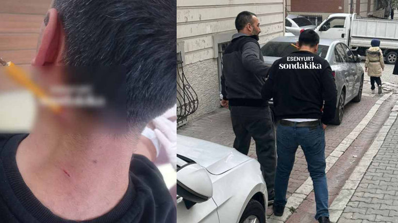 Komşusunun boynuna tornavida sapladı