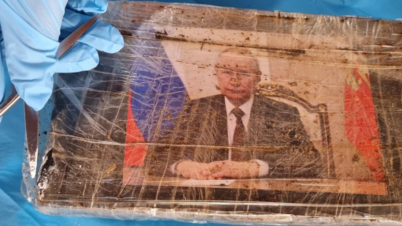 11 milyon dolarlık uyuşturucuya Putin'in resmini bastılar