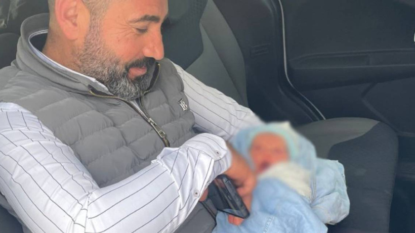 Çöp konteynerinin yanında bebek bulundu