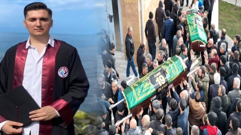 Umut Can’ın tabutunun üzerine tuttuğu takımın forması konuldu
