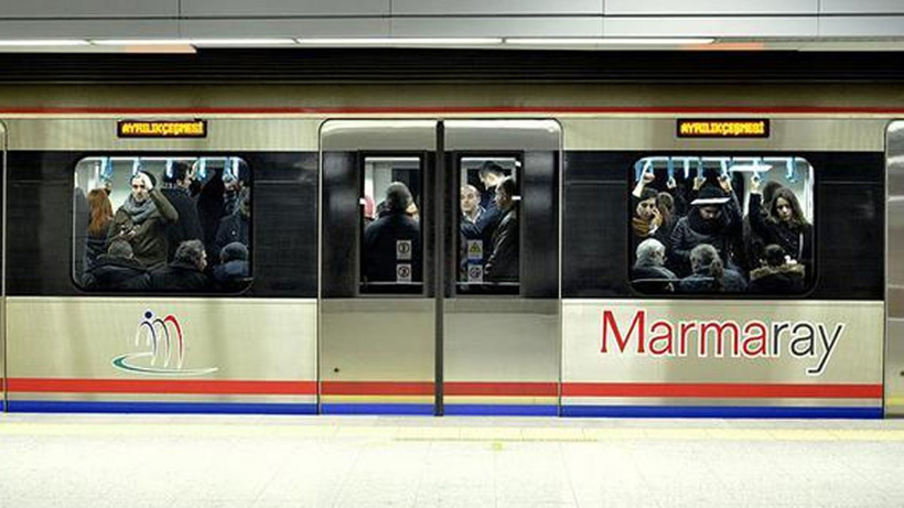 İddianın sonu kötü bitti: Marmaray'ın üzerine çıkan şahıs elektrik akımına kapıldı