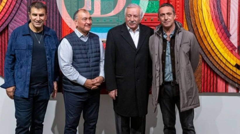MHP’li Celal Adan faili meçhulleri de anlatan Kayıp Alfabe sergisini gezdi! Ali Koç ve Murat Ülker eşlik etti