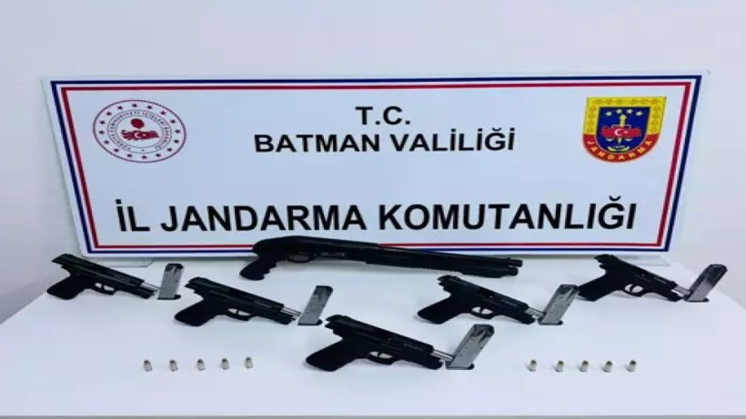 Batman'da silah kaçakçılığı operasyonunda yakalanan şüpheli tutuklandı