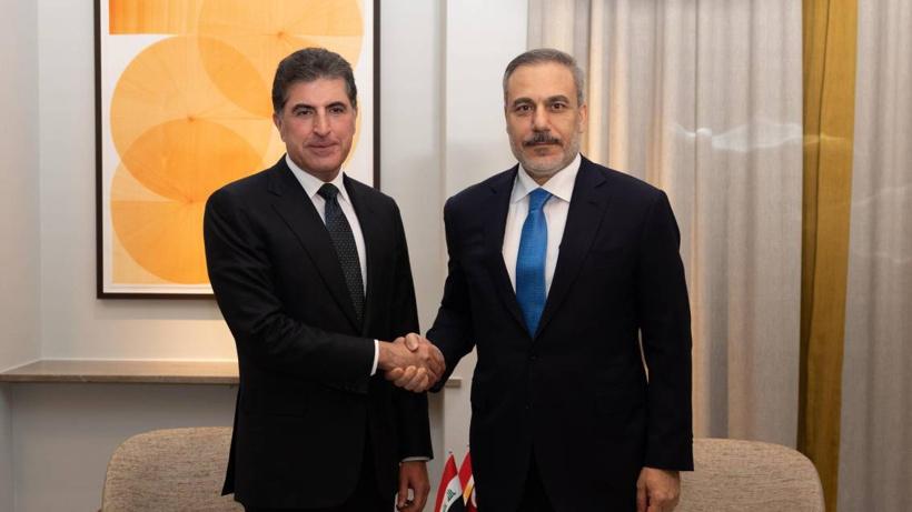 Dışişleri Bakanı Hakan Fidan Barzani ile bir araya geldi