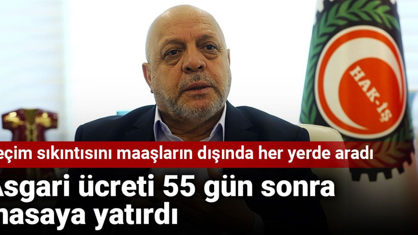 Asgari ücreti 55 gün sonra masaya yatırdı: Geçim sıkıntısını maaşların dışında her yerde aradı