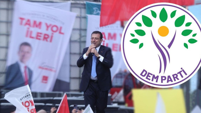 DEM Parti'den İmamoğlu'nun gözaltına alınmasına tepki