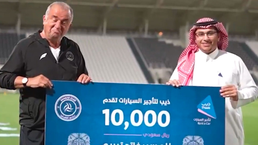 Fatih Terim 100 bin Liralık ödülü kazandı