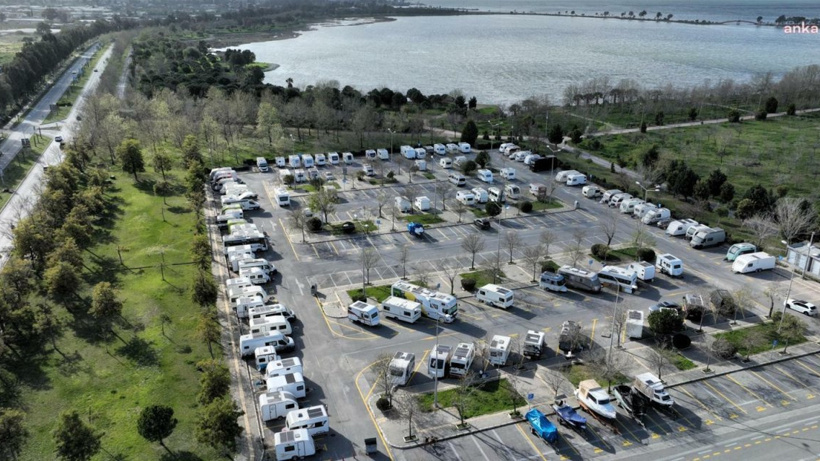 Karavan tutkunları akın akın İzmir'e gidiyor