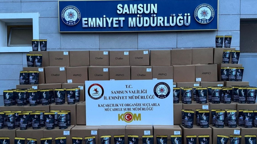 Samsun'da kaçakçılık operasyonu: 650 kilo tütün yakalandı