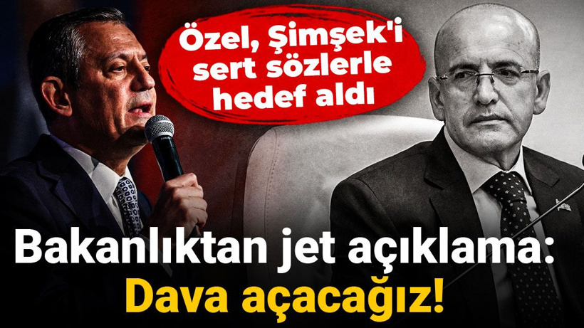 Özgür Özel 'cuntanın mali ayağı' demişti: Mehmet Şimşek dava açacak