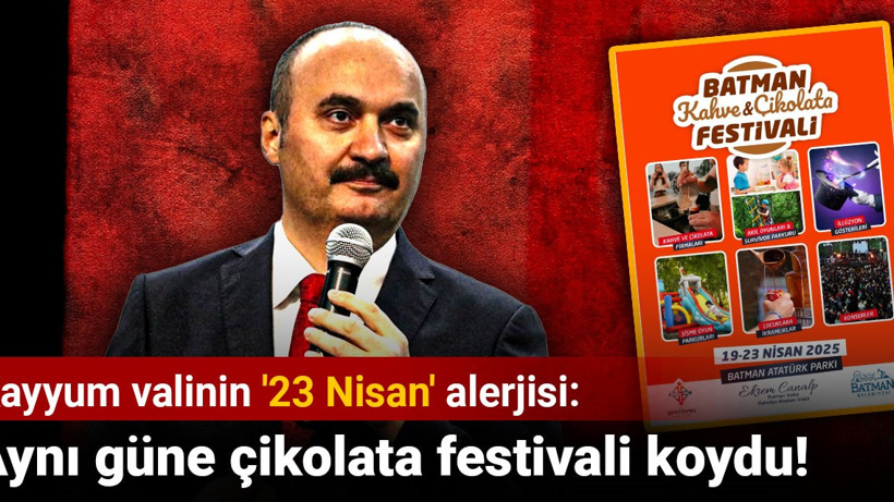 Batman kayyumunun 'etkinliği' ulusal bayrama denk geldi