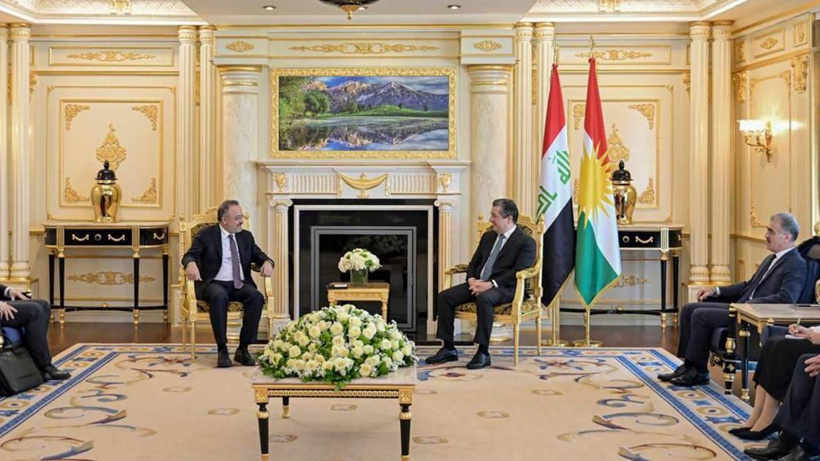 Dışişleri Bakan Yardımcısı IKBY Başbakanı Barzani ile bir araya geldi