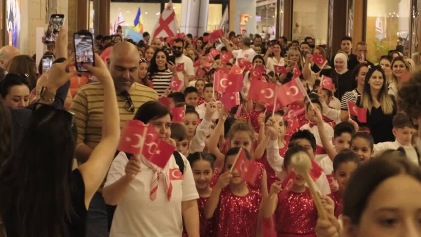 7 farklı ülkeden gelen çocuklar Mersin’de buluştu