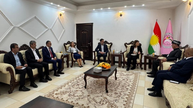 DEM Parti heyeti Erbil'de