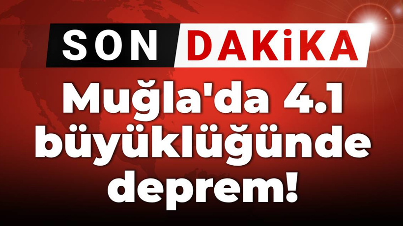 Son Dakika | AFAD: Muğla’nın Bodrum ilçesinde saat 02.48’de 4.1 büyüklüğünde deprem meydana geldi