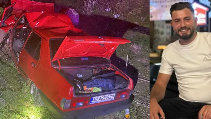 Şarampole yuvarlanan otomobilin sürücüsü hayatını kaybetti