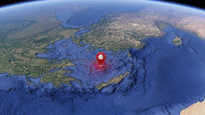 Ege Denizi'nde 4.9 büyüklüğünde deprem