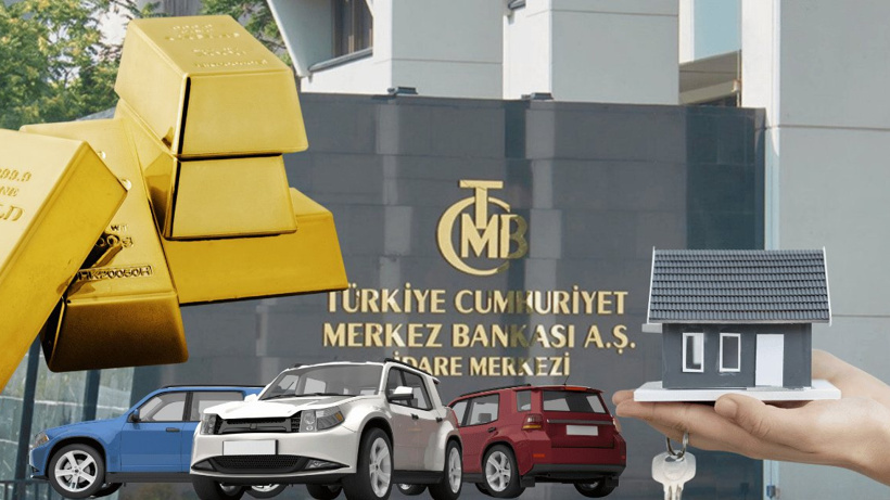 TCMB analizi: Altın yüzde 77 yükseldi, konut ve otomobile talep arttı