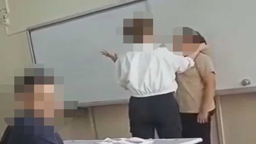 Öğrenciye şiddet görüntüleri tartışma yaratmıştı: Öğretmen hakkında soruşturma başlatıldı