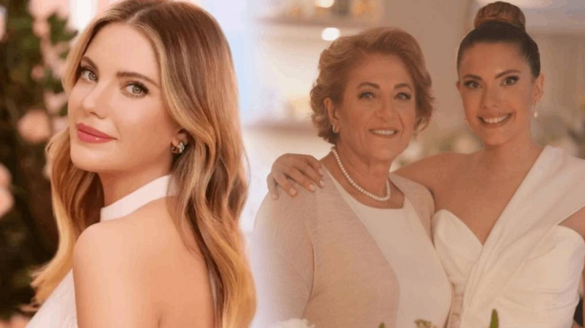 Eda Ece annesinin doğum gününü böyle kutladı