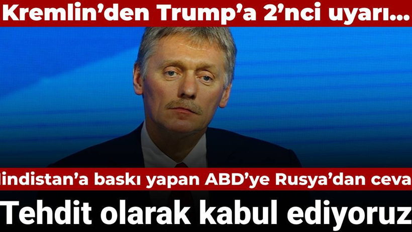 Hindistan’a baskı yapan ABD’ye Rusya’dan cevap: Tehdit olarak kabul ediyoruz