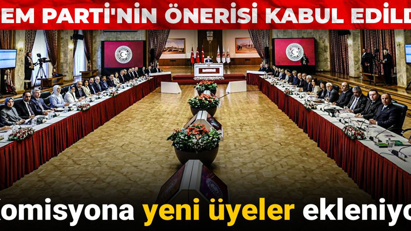 DEM Parti'nin komisyona yeni üye önerisi kabul edildi