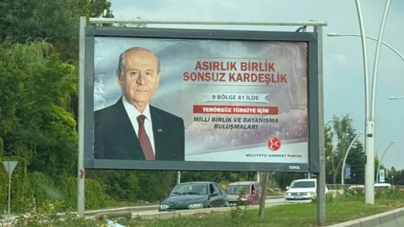 MHP'den tepki çeken '9 bölge' afişine yanıt