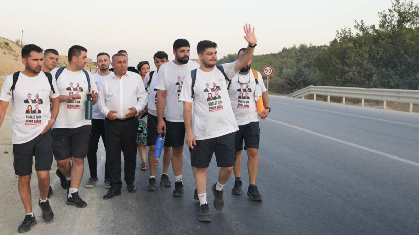 Adana'dan başlayan özgürlük yürüyüşü sürüyor