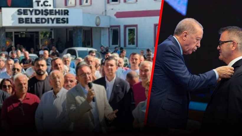 Başkan AKP'ye geçti halk belediye önünde eylem yaptı!