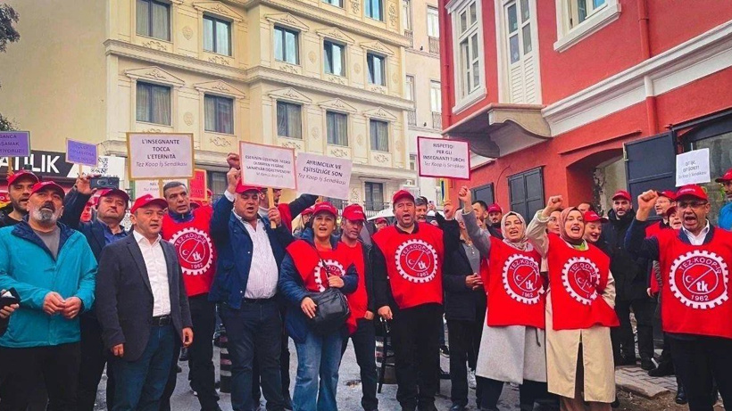 İtalyan Lisesinde öğretmenler greve çıktı: Hak arayana soruşturma!