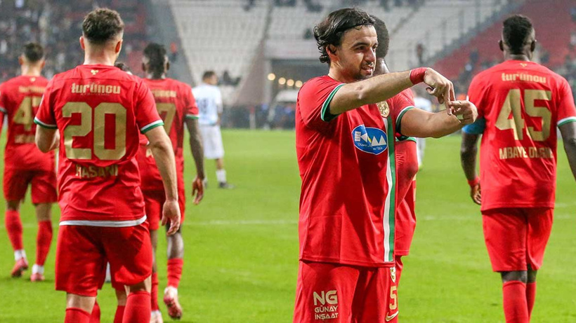 Amedspor liderliği kaybedince 7 gol attı
