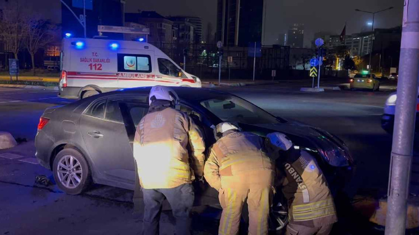 Kartal’da otomobiller çarpıştı: Yaralılar var