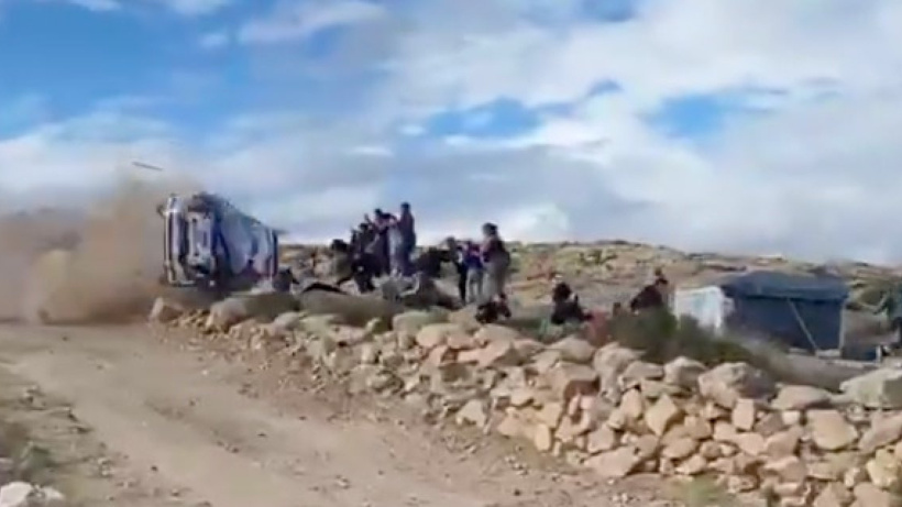Ralli aracı kalabalığın içine uçtu: 1 ölü 3 yaralı