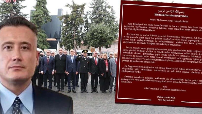 O kaymakam AKP'li çıktı! Açıklaması Ankara'yı ayağa kaldırmıştı